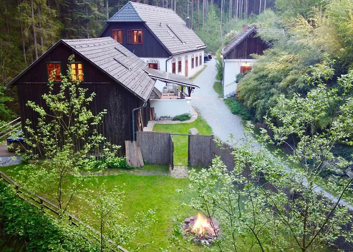 Gillausklause - Eine Insel Im Wald - Waldviertel Villa Gillaus